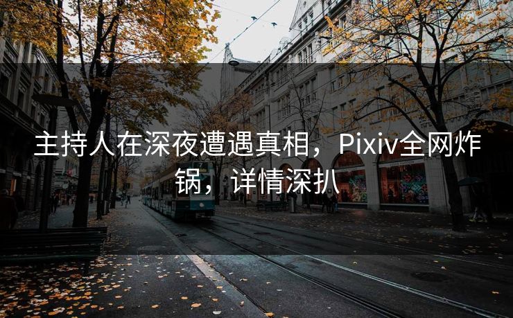 主持人在深夜遭遇真相，Pixiv全网炸锅，详情深扒
